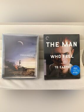 Nicolas Roeg Criterion Blu-ray OOP Bundle The Man Who Fell To Earth + Walkabout